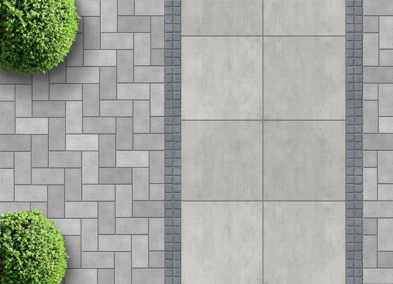 Patterned Pavers for Courtyards